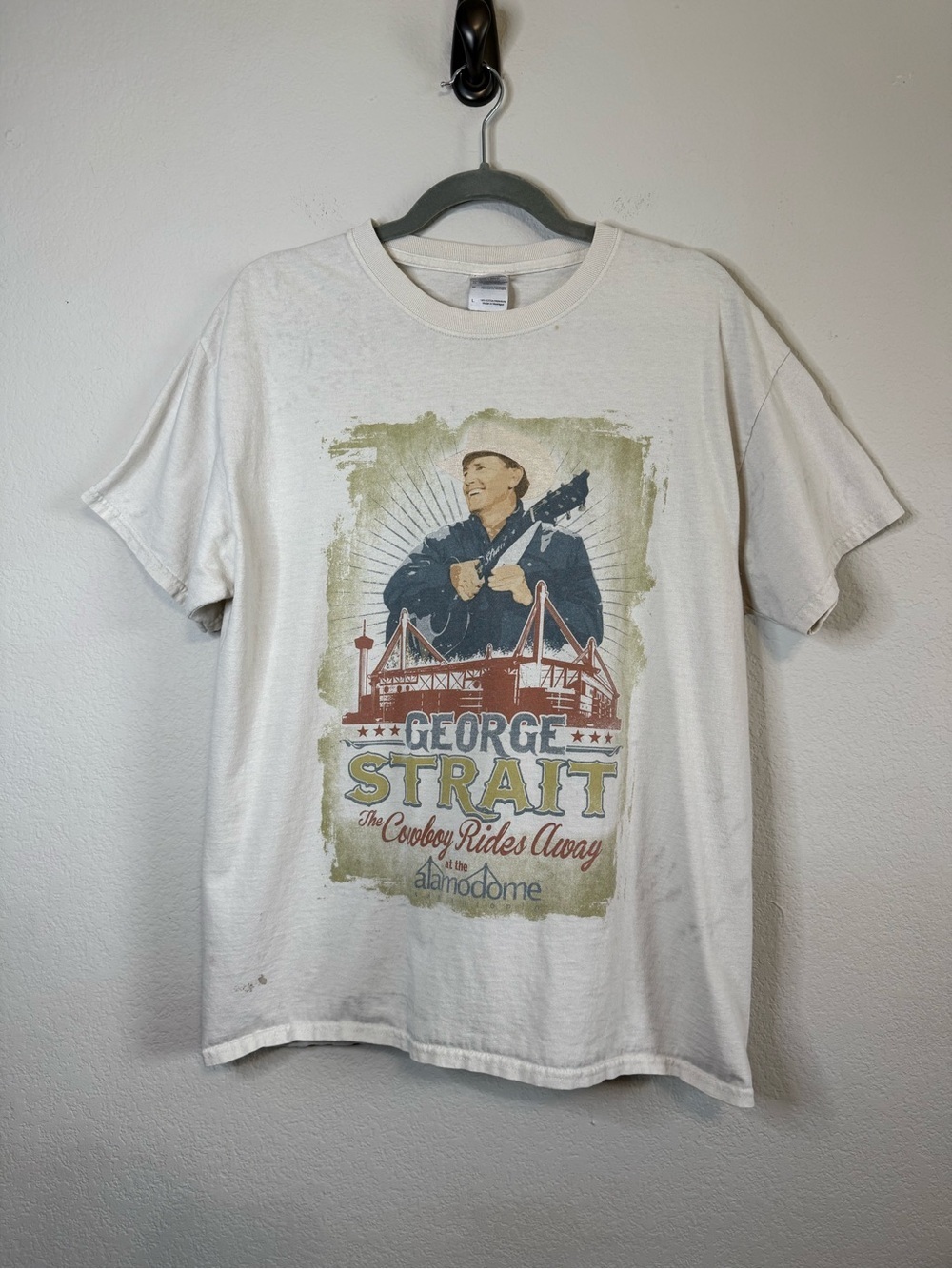 George Strait Cowboy Rides Away Tour Alamodome San Antonio Cotton Size Large